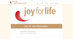 Desktop Screenshot of joyforlife.at